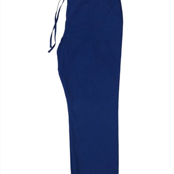 Scrubstar Scrub Set Top Bottom Pants XL Nursing Uniform Blue - Picture 4 of 12